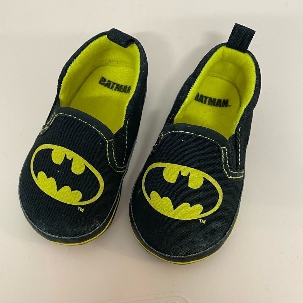 Baby bat man DC comics soft sole shoes